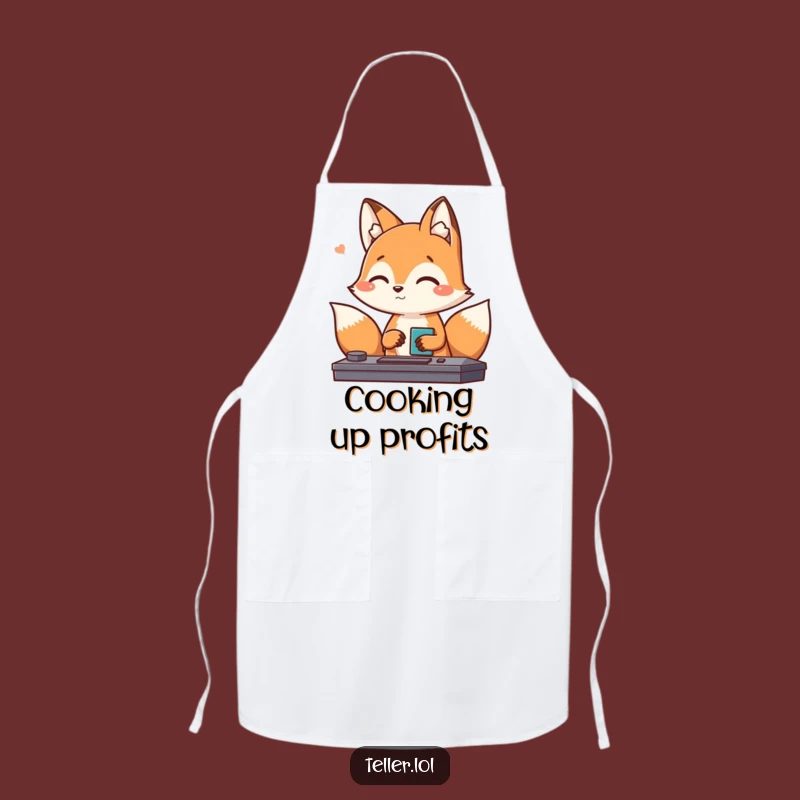 Funny Fox Apron: Kitchen Transaction Fun, Your Ideal Humorous Gift