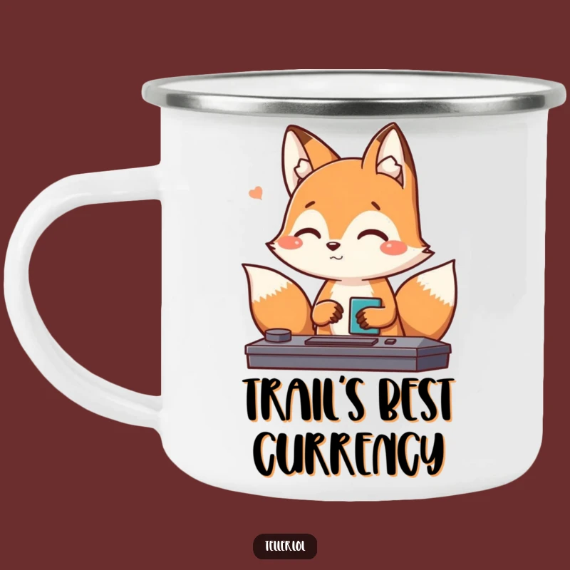 Funny Fox Camping Mug: Outdoor Transaction Charm, Perfect Humorous Gift