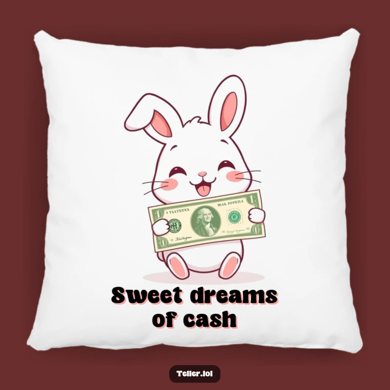 Funny Rabbit Pillow: Charming Gifter, Soft & Humorous Accent for Cozy Homes