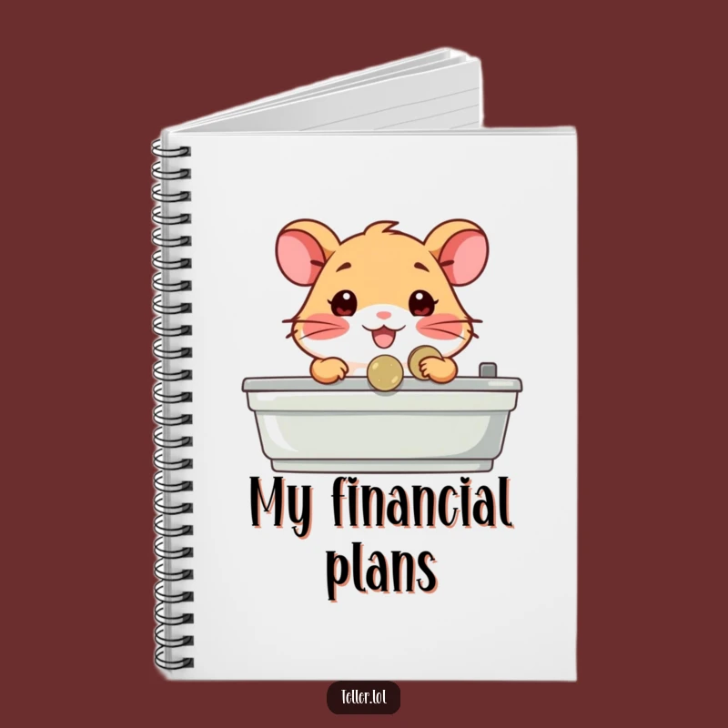 Funny Hamster Cashier Notebook: Happy Hamster Coin Handler, Great Funny Gift for Notes!