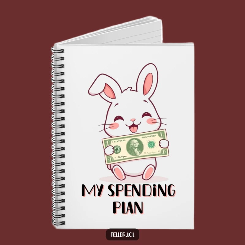 Funny Rabbit Notebook: Charming Gifter, Journal Your Funny Generous Thoughts