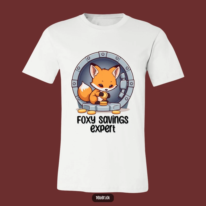 Funny Fox T-Shirt: Careful Vault Saver, Humorous Apparel & Gift Idea