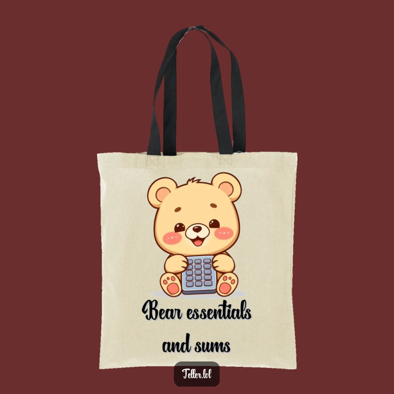 Funny Bear Cub Tote Bag: Carry Your Essentials with Hilarious Style