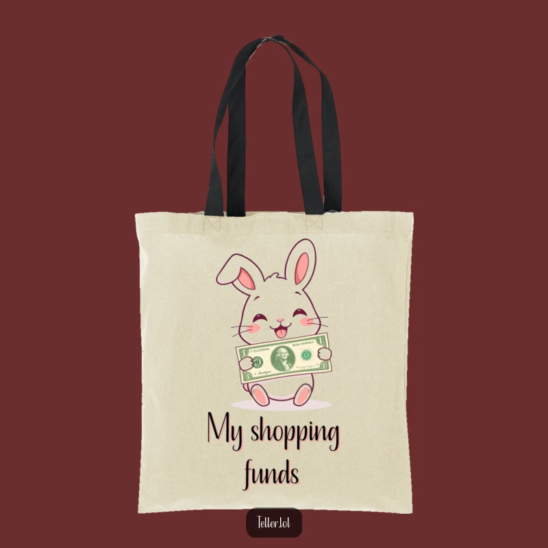 Funny Rabbit Tote Bag: Charming Gifter, Practical & Humorous Carry-All